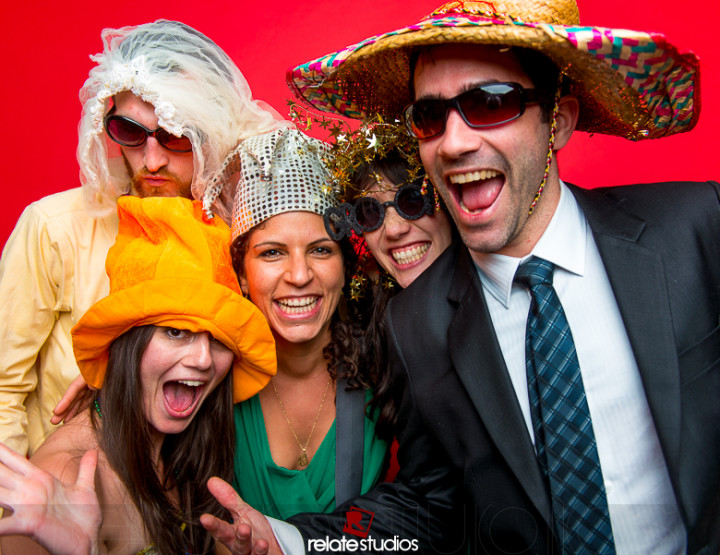 the RED BOOTH! - Sam & Rhonika Wedding