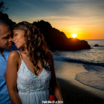 Dennis & Ayanna | Petit Trou Lagoon & Black Rock Beach Engagement, Tobago