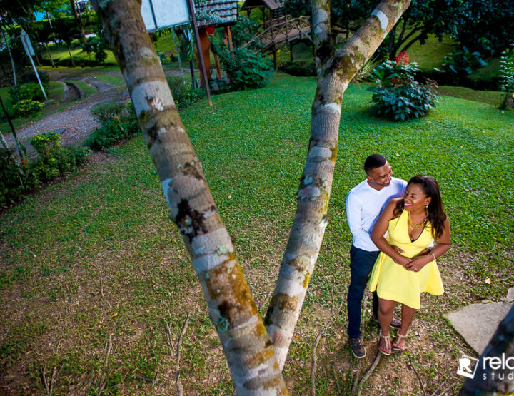 Adrian & Danielle I Lopinot Historical Site Engagement, Lopinot, Trinidad.